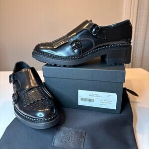 The Office of Angela Scott Ms. Francoise Double Monk Strap Shoes EU 40 US 10